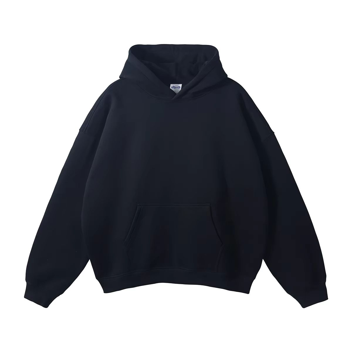 High quality pullover 350gsm oversized hoodie custom logo blank unisex black heavyweight mens hoodies