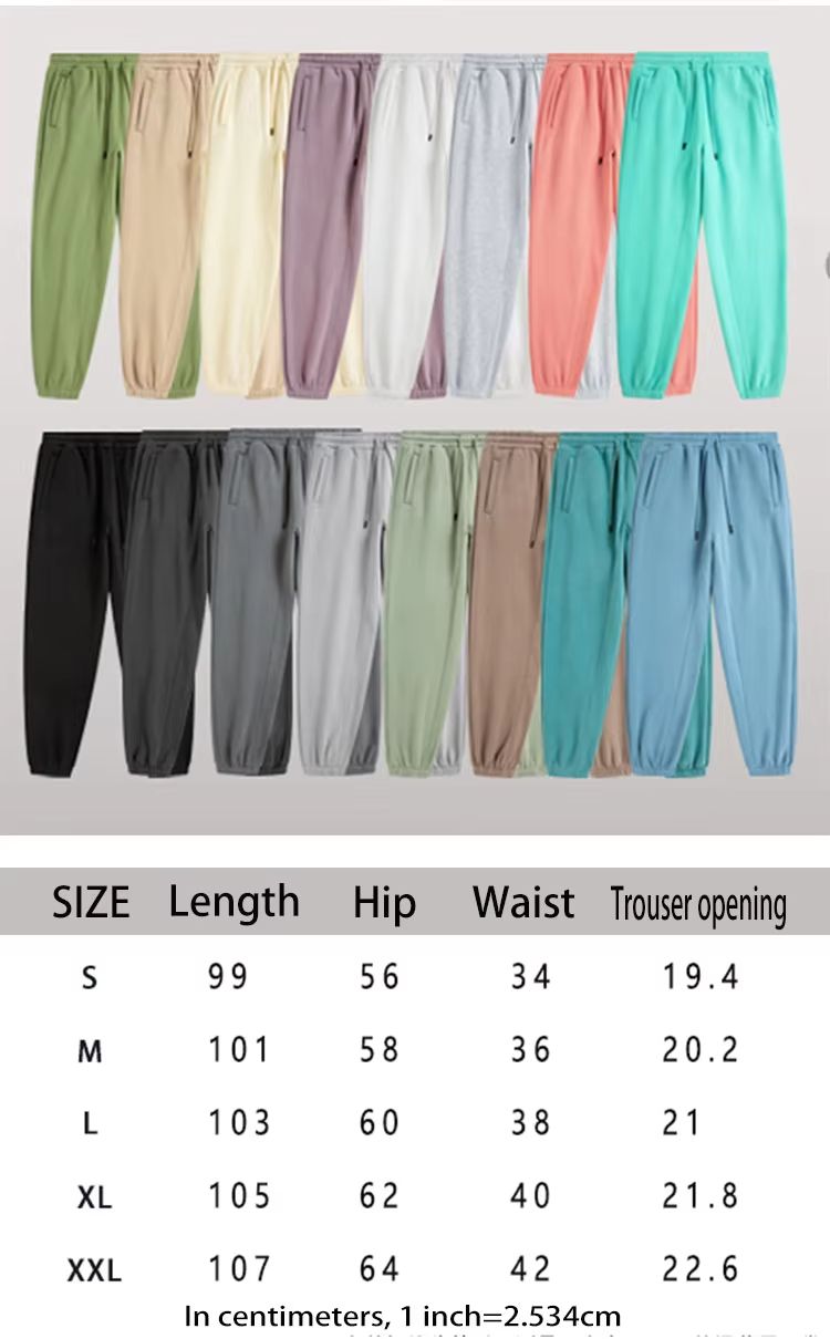 OEM Fashion pants Blank Sweatpants Custom Jogger Pants Printing Plain Fleece Nude Sweat Jogger Men